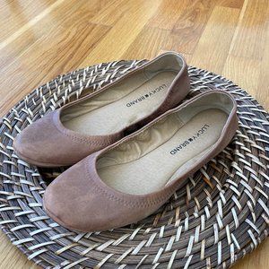 Lucky Brand Brown Leather Erin Flats